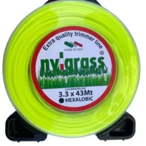 Nylgrass 3,30mm 6 Köşe Yeşil Misina